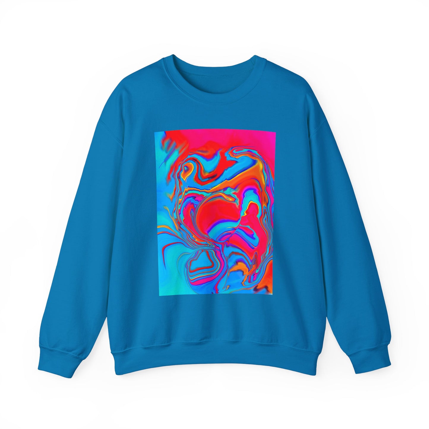 "Improvisational Abstract" Crewneck Sweatshirt by Bryan Dodson