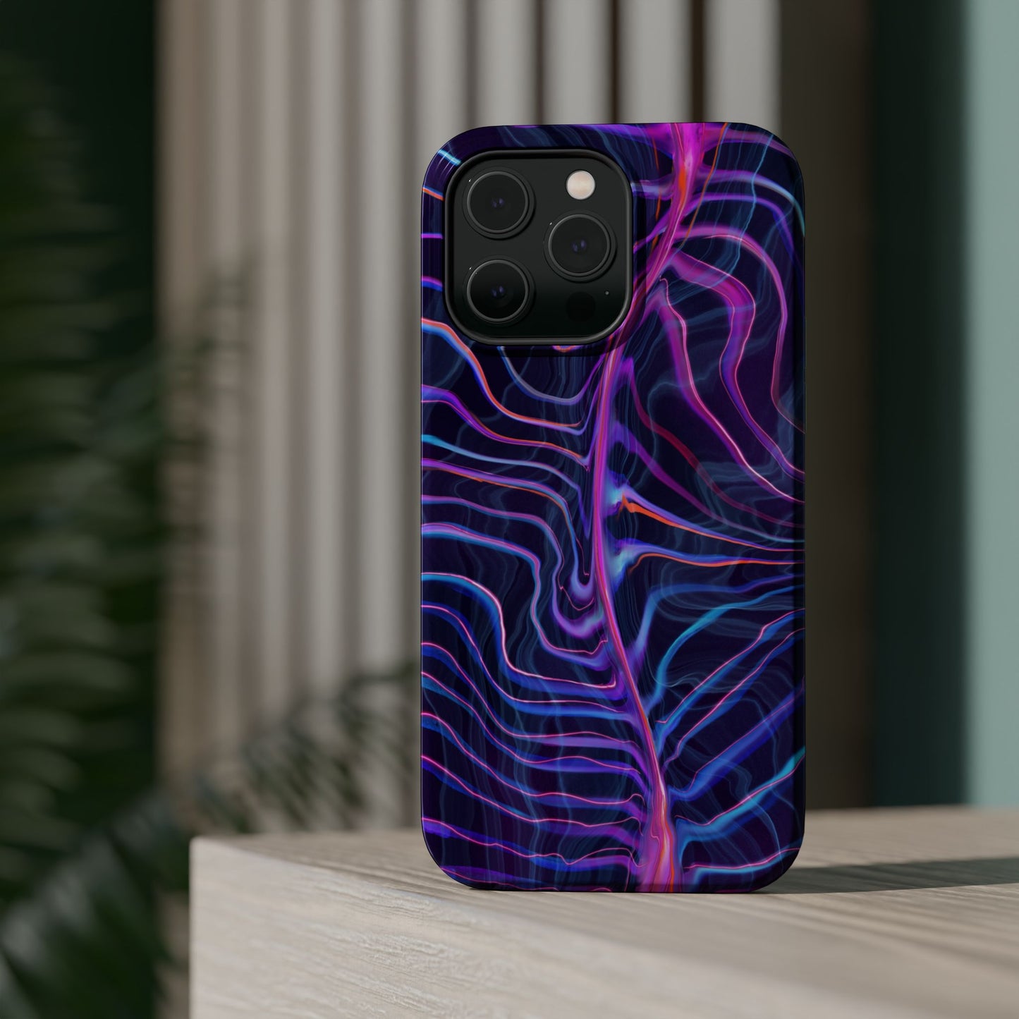 Electric Wave Magnetic Tough Case - Vibrant Phone Protection