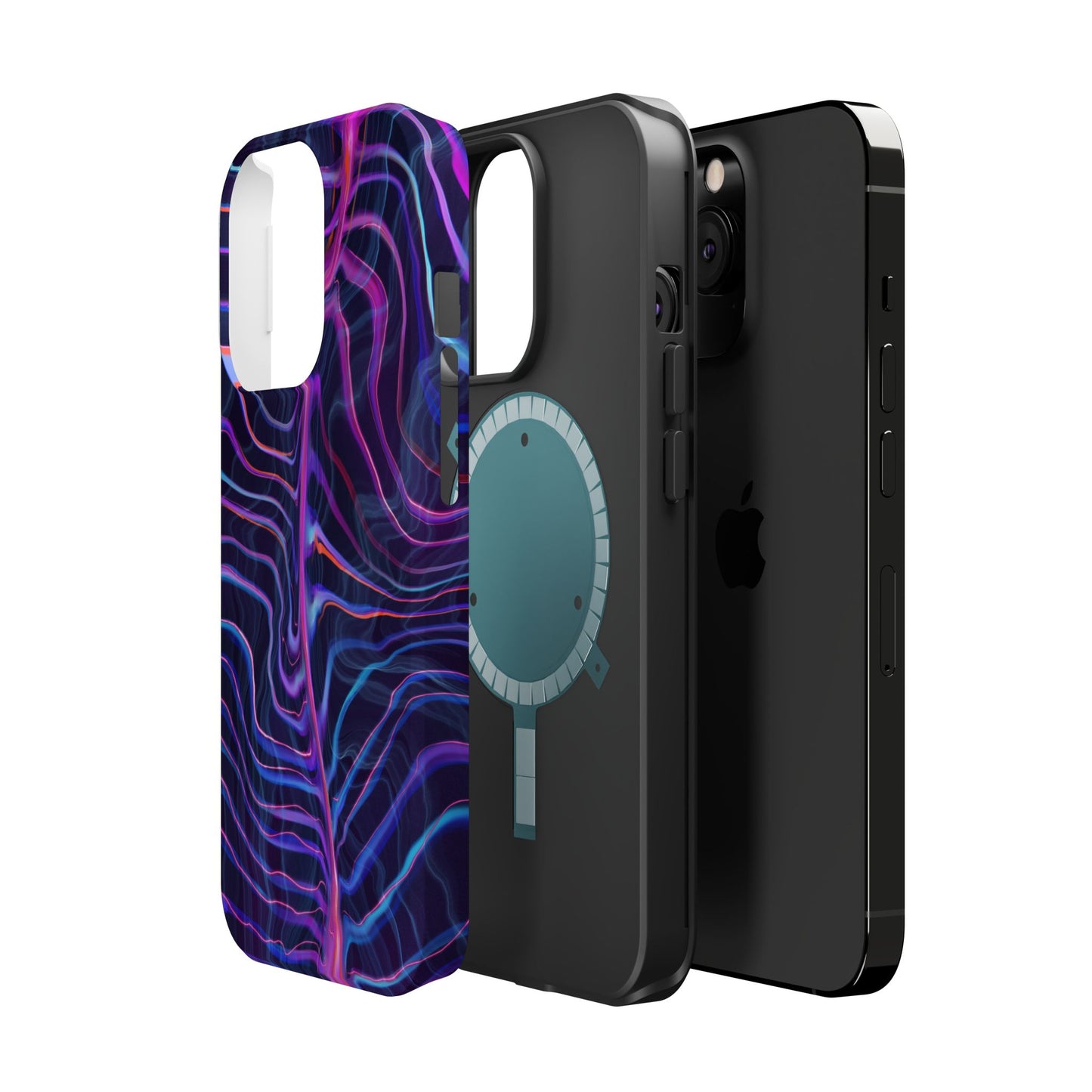 Electric Wave Magnetic Tough Case - Vibrant Phone Protection