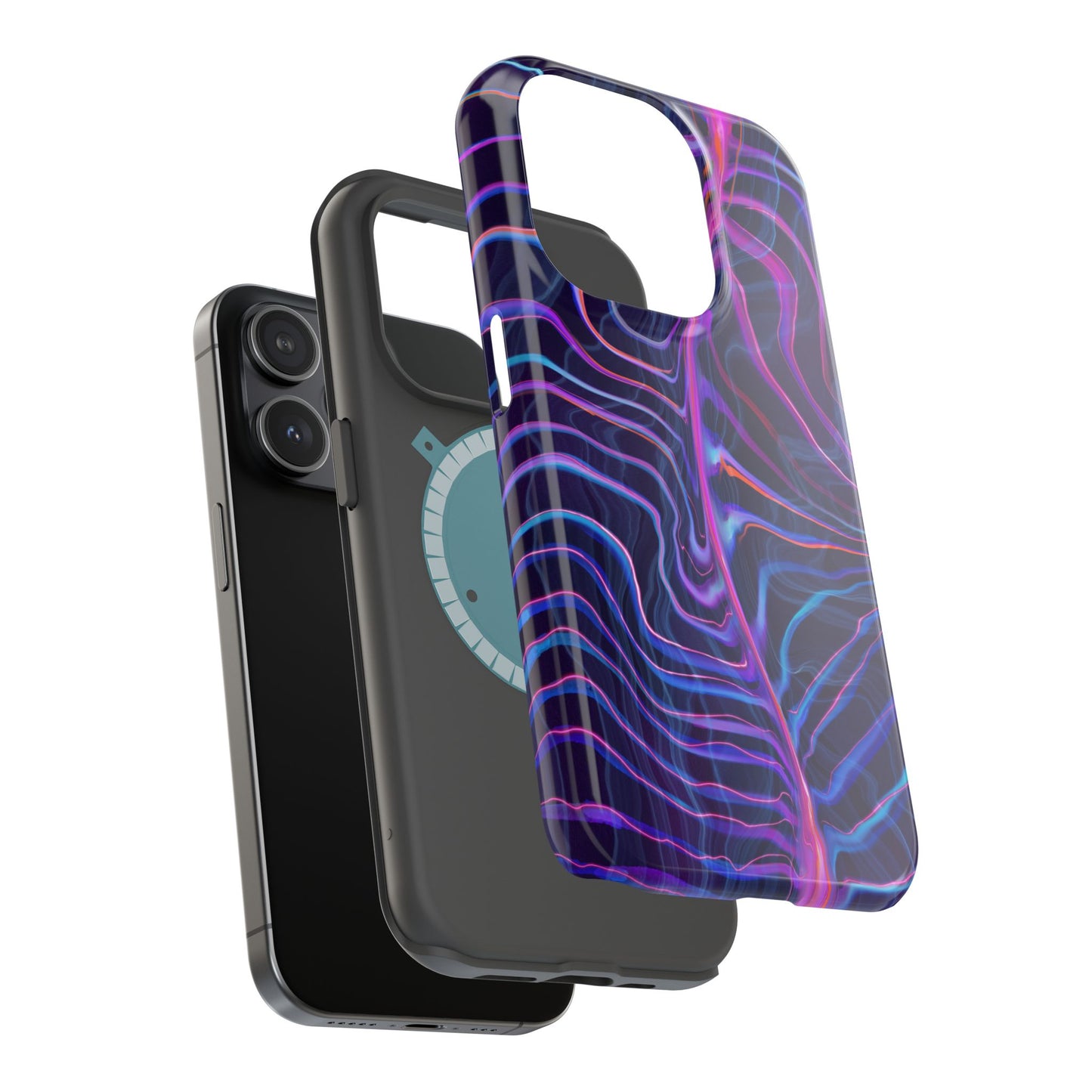 Electric Wave Magnetic Tough Case - Vibrant Phone Protection