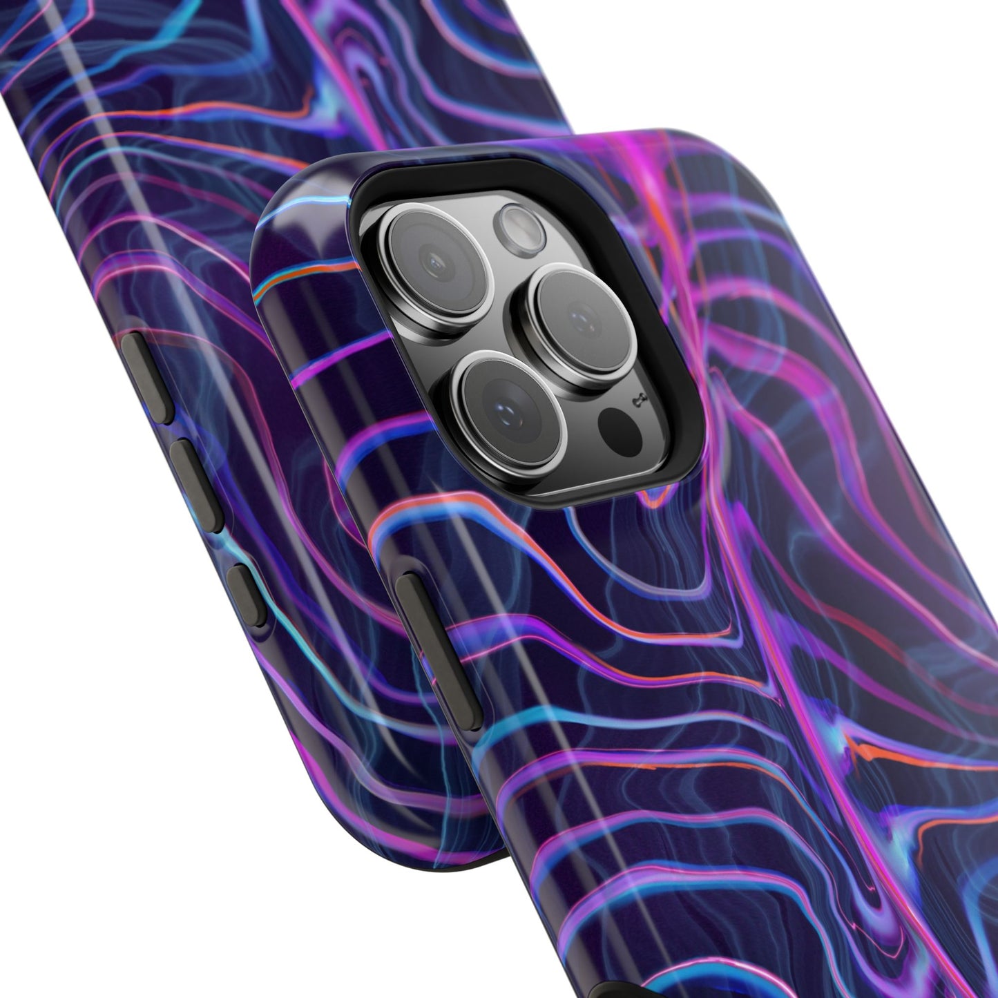 Electric Wave Magnetic Tough Case - Vibrant Phone Protection