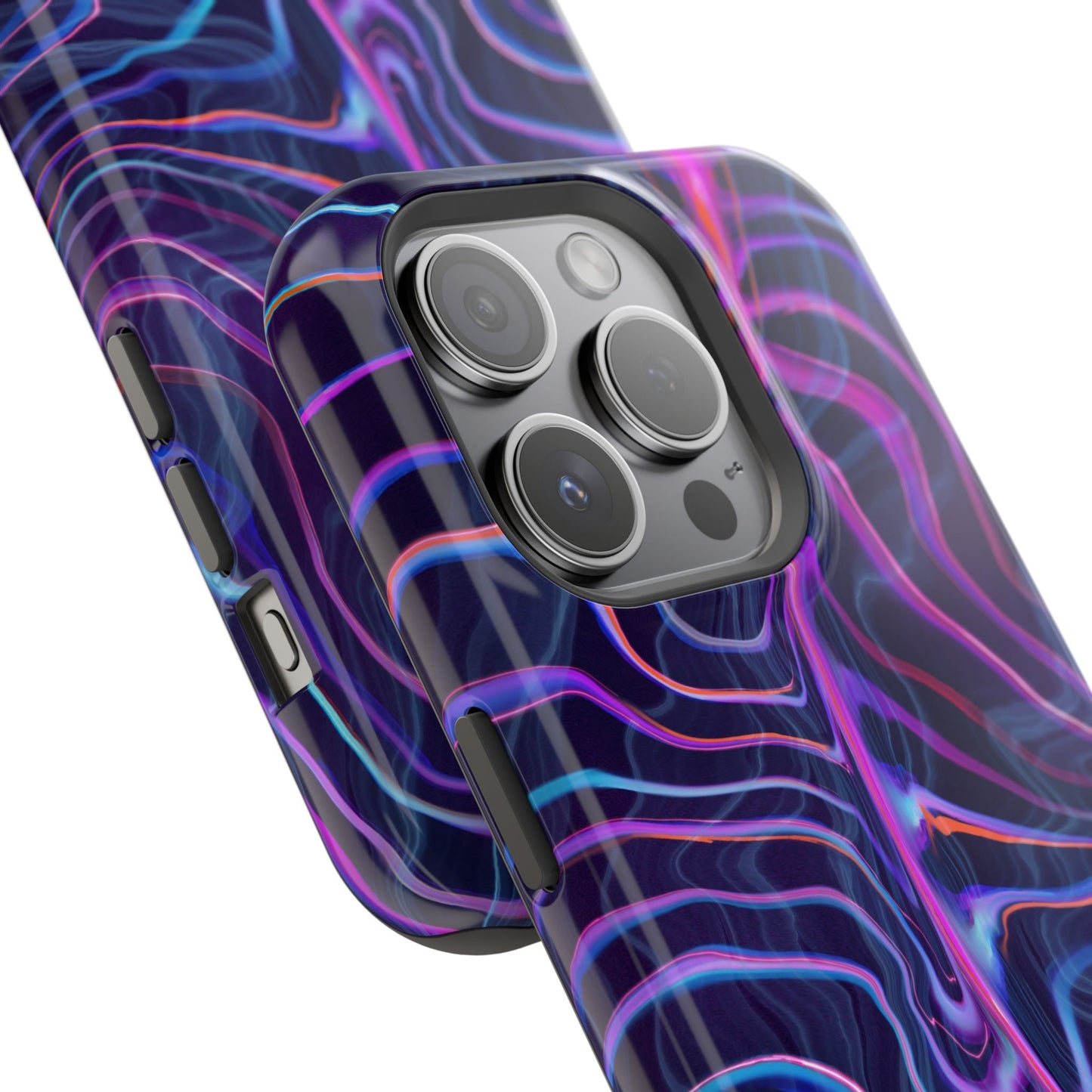 Electric Wave Magnetic Tough Case - Vibrant Phone Protection