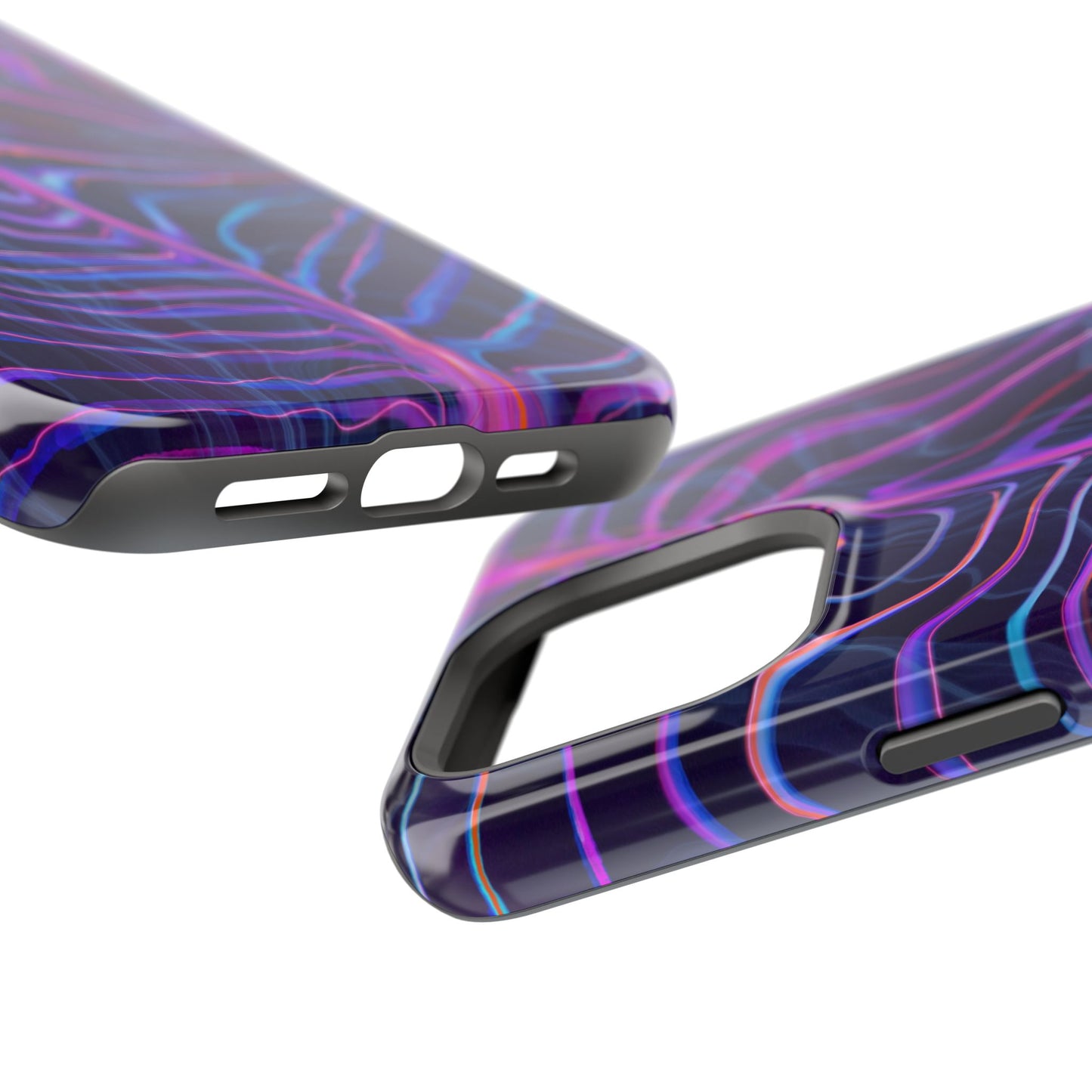 Electric Wave Magnetic Tough Case - Vibrant Phone Protection