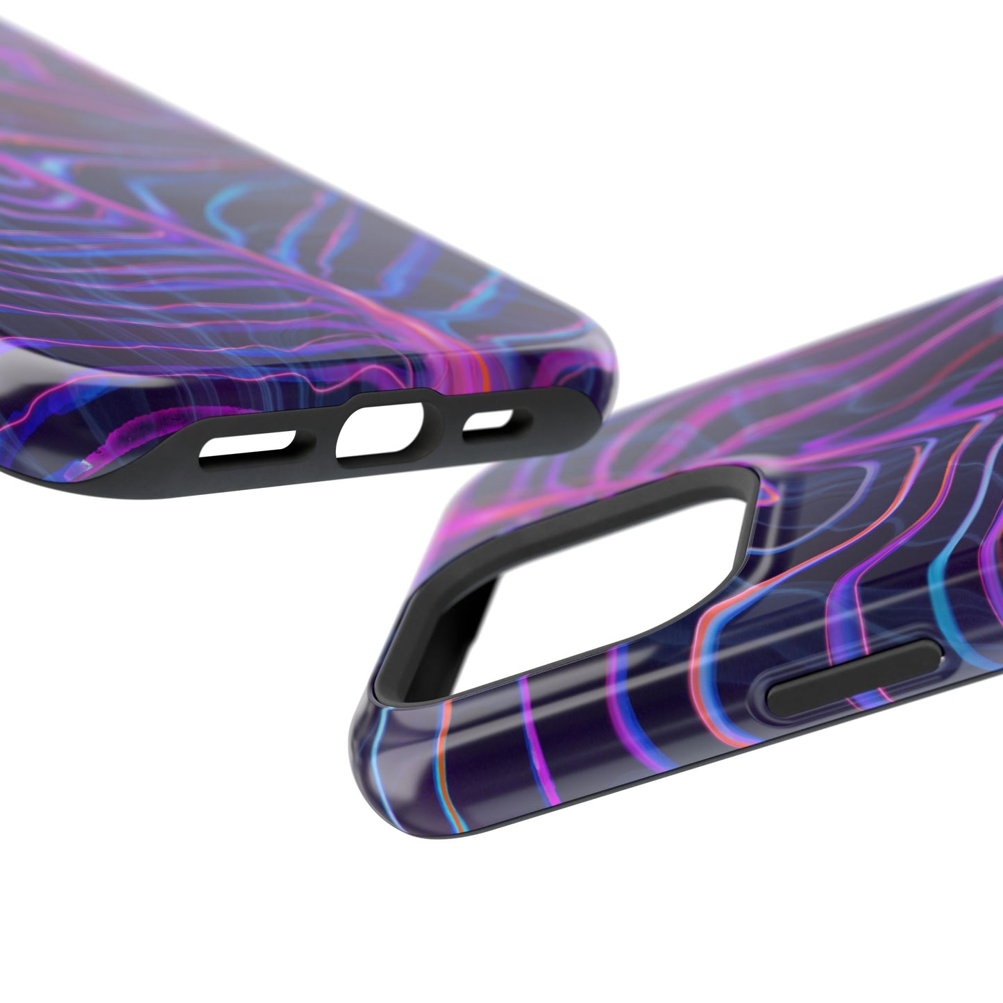 Electric Wave Magnetic Tough Case - Vibrant Phone Protection