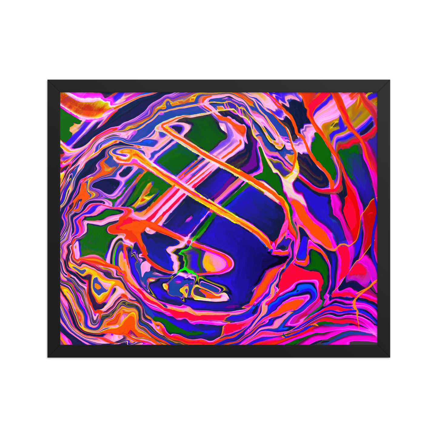 Abstract 2021 by Bryan Dodson Framed Art Print on Paper 16x20