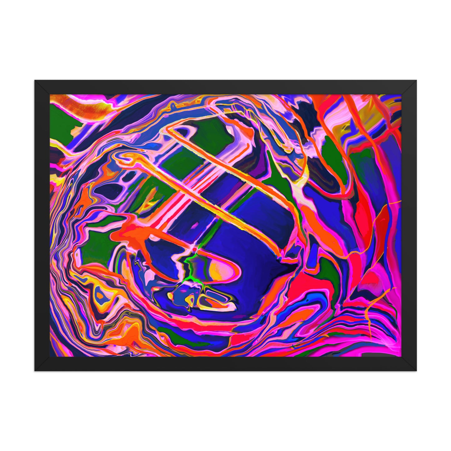 Abstract 2021 by Bryan Dodson Framed Art Print on Paper 18x24