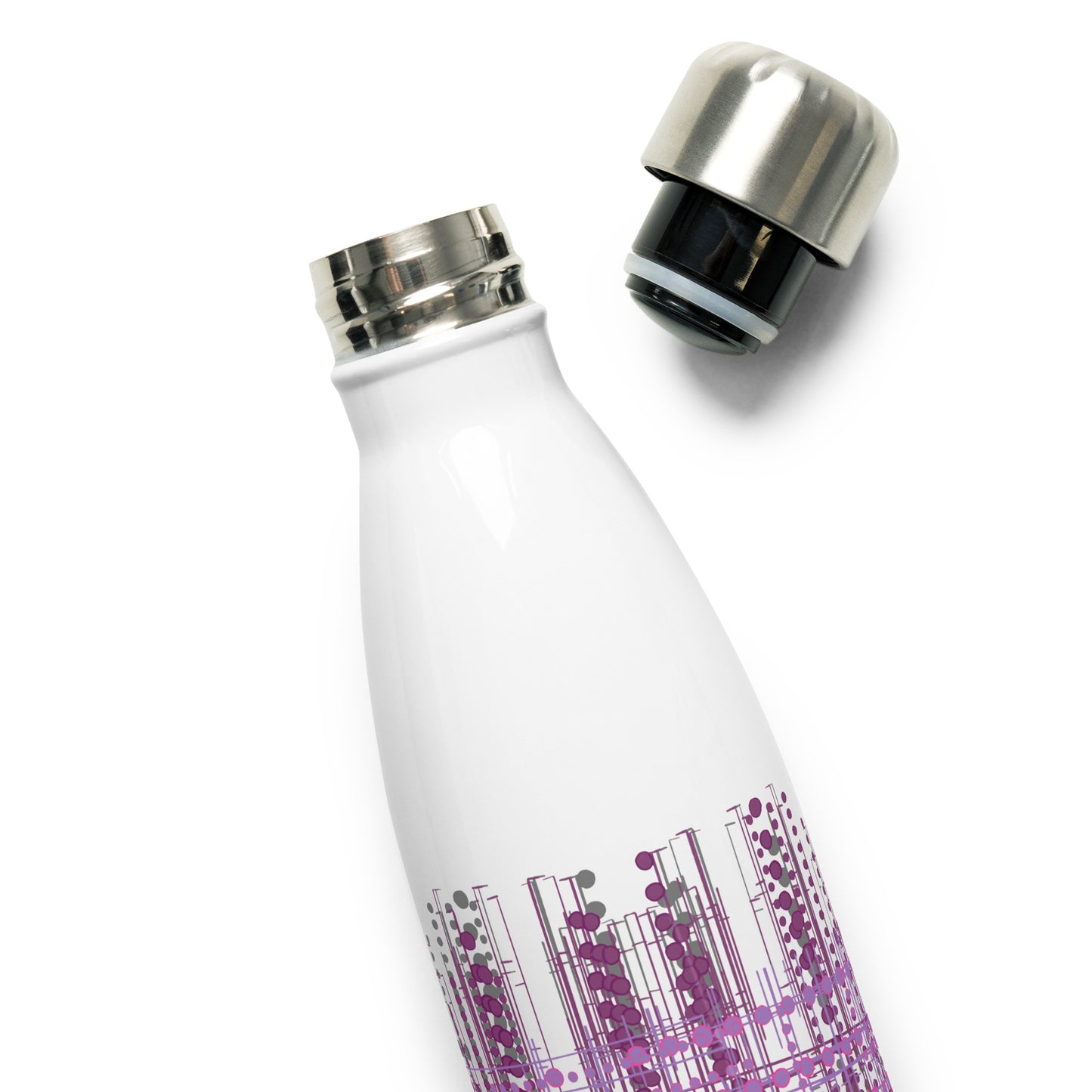 Digi Dots Stainless steel insulated water bottle