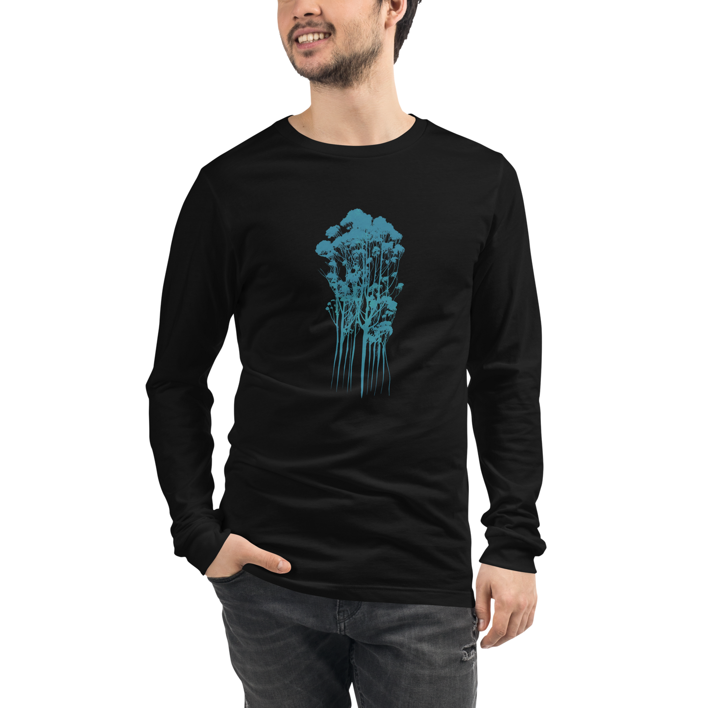 Delicate Trees Long Sleeve T-shirt