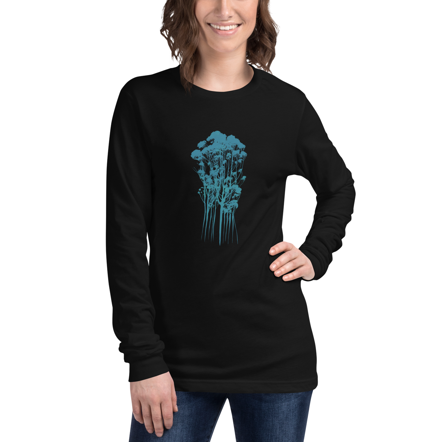 Delicate Trees Long Sleeve T-shirt